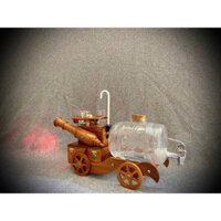 máy rót rượu thông minh  tự động, mô hình xe pháo kéo bom rượu