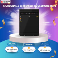 Máy rửa bát 16 bộ Richborn RDG6080SUB Ultra thương hiệu Hàn Quốc