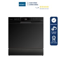 Máy Rửa Bát 8 Bộ Eurosun SMS60E08EB Hàng Chính Hãng, Cho Phép Người Dùng Rửa Tối Đa Trên 8 Bộ Bát Đĩa