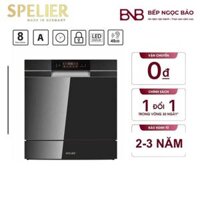Máy rửa bát 8 bộ Spelier SP 08 PLUS1DW (đen)