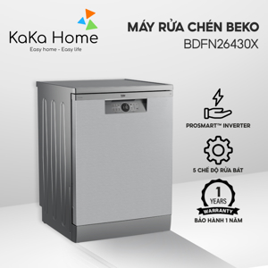 Máy rửa bát Beko 14 bộ BDFN26430X