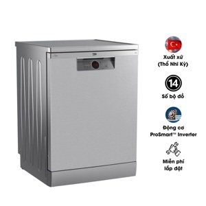 Máy rửa bát Beko 14 bộ BDFN26430X