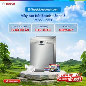 Máy rửa bát độc lập 12 bộ Bosch SMS53L68EU