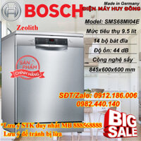 Máy rửa bát Bosch SMS68MI04E series 6 sấy Zeolith nhập khẩu Đức