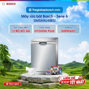 Máy rửa bát độc lập 13 bộ Bosch SMS69U48EU