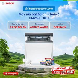 Máy rửa bát âm tủ 13 bộ Bosch SMV69U50EU