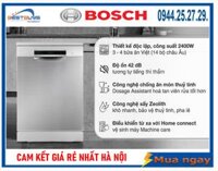 Máy rửa bát cao cấp 14 bộ Bosch SMS6ZCI08E- Made in Germany