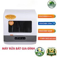 Máy rửa bát cao cấp công nghệ Nhật Bản phù hợp cho gia đình 4 người, máy rửa chén đĩa mini giá rẻ