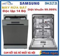 Máy rửa bát độc lập 14 bộ Samsung DW60CG550FSGSV