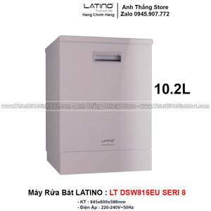 Máy rửa bát độc lập 15 bộ Latino DSW815EU
