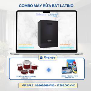 Máy rửa bát độc lập 15 bộ Latino DSW815EU