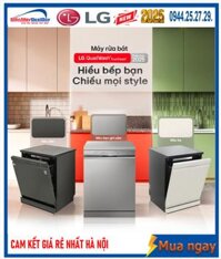 Máy rửa bát độc lập LG 14 bộ LDT14SVA4 Mới 2025