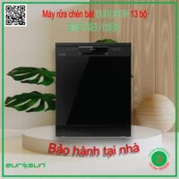 Máy rửa bát EUROSUN 13 Bộ SMS78EU12EB Và SMS78EU12ES có 2 màu để lựa chọn