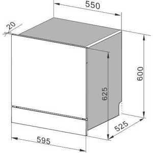 Máy rửa bát độc lập 10 bộ Feuer GB1068