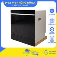 Máy rửa bát Fujishan 8 bộ âm tủ FJVN08-S10TB mặt kính, sấy khí -TẶNG COMBO VIÊN RỬA+MUỐI+BÓNG