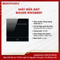 Máy rửa bát hiện đại BAUER BW2680F - Gokitchen - Hàng chính hãng