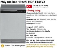 Máy rửa bát Hitachi HDF-F146VX