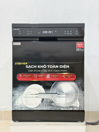 Máy rửa bát Kocher KDEU-X15B (17 bộ) - sấy khô triệt để, diệt khuẩn UV, Bảo hành 3 năm