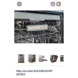 Máy rửa bát Kuchen 15 bộ KUPP 80383