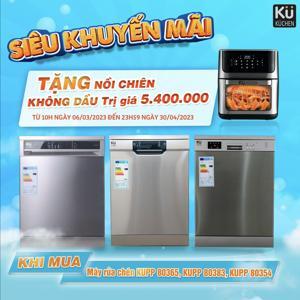 Máy rửa bát Kuchen 15 bộ KUPP 80383