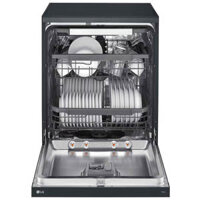 Máy rửa bát LG Quadwash TrueSteam™ màu đen bóng LDT14BSA4