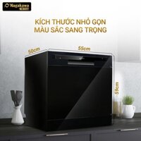 Máy rửa bát Nagakawa NK8D01M (8 bộ)