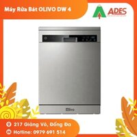 Máy Rửa Bát OLIVO DW 4 điều khiển cảm ứng - Hàng chính hãng nguyên đai nguyên kiện