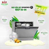 Máy rửa bát Rosieres RDCP 8S-04 ứng dụng công nghệ sấy khô ngưng tụ hiện đại, giúp diệt sạch 99,99% vi khuẩn.