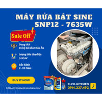 Máy rửa bát SINE 15 bộ: SNP12-7635W