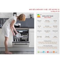 Máy rửa bát Texgio 15 Bộ TGBI036T