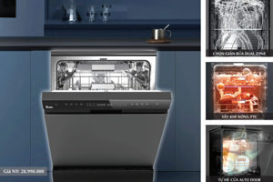 Máy rửa bát Texgio 17 bộ TGFHD17BT