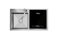 Máy rửa bát Texgio 6 bộ TGF3815B – Liền Chậu Tích Hợp Rửa Sóng Siêu Âm, Sấy Khí Nóng