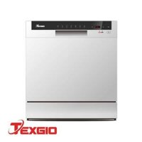 Máy rửa bát Texgio 8 bộ TG-DTW558 – Vệ Sinh Máy
