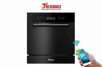 Máy rửa bát Texgio 8 bộ TGWF98SB - Wifi - Sấy Khí nóng - Diệt khuẩn UV