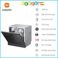 Máy Rửa Bát Xiaomi Mijia 8 Bộ VDW0801M  Khử Trùng 99,9, Tiêu Thụ Nước Ít Hơn 85 Rửa Tay, Kết Nối App Thông Minh - Hàng Nhập Khẩu