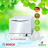 Máy rửa chén bát dung tích nhỏ Bosch SKS62E22EU