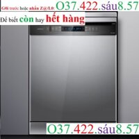 Máy rửa chén bát HAFELE HDW-F6051S 538.21.370, Rửa 15 bộ, sấy nhiệt khô tuyệt đối, UV diệt khuẩn a
