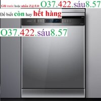 Máy rửa chén bát HAFELE HDW-F6051S 538.21.370, Rửa 15 bộ, sấy nhiệt khô tuyệt đối, UV diệt khuẩn c