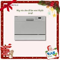 Máy rửa chén để bàn Hafele HDW-T50A/ 538.21.190 rửa được 6 bộ chén, 6 chức năng rửa