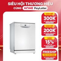 Máy Rửa Chén Độc Lập Bosch HMH.SMS2IVW01P Series 2 - 12 Bộ - 6 Chương Trình Rửa - Hàng Chính Hãng