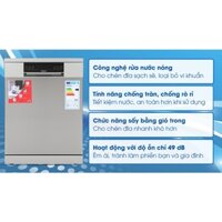 Máy rửa chén độc lập Có Sấy Galanz W60B1A401M-AE5(SS) 2021 - 15 BỘ —dienmaysieure68 ( Điện Máy Tồn Kho)