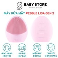 Máy Rửa Mặt Cầm Tay Pebble Lite Gen2 Có 6 Chế Độ Rung - Máy Rửa Mặt Silicon Mềm 2 In 1 Kết Hợp Massage Da Mặt Thông Minh