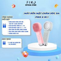 Máy rửa mặt chăm sóc da 6 in 1 FIKO FC600 – Cải thiện lỗ chân lông, bảo hành 12 tháng – Tặng 1 mặt nạ