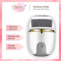 Máy rửa mặt CHERRY SHINE  Pro 3in1, máy massage mặt 3 đầu thay thế mẫu mới 2023