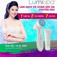 Máy Rửa Mặt LumiSpa Nuskin + Sữa rửa mặt - VẬT BẤT LY THÂN CỦA MỌI CÔ NÀNG MUỐN CÓ LÀN DA ĐẸP.