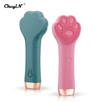 Máy rửa mặt massage làm sạch da mặt hình chân mèo