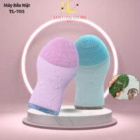 Máy rửa mặt rung sóng âm 2in1 mát xa cho nam và nữ,loại bỏ chất nhờn, bụi bẩn, tế bào chết RM3M