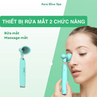 Máy rửa mắt Sonic Eyewash 2 chức năng làm sạch và massage mắt, giảm căng thẳng mắt CSSD128 Aura Glow Spa