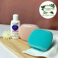 Máy rửa mặt, tẩy da chết và massage cơ thể công nghệ siêu âm Blossom Body Silicone Cleanser HoMedics BDY-300