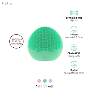 Máy rửa mặt và chăm sóc da nhạy cảm Halio Sensitive Sweet Mint